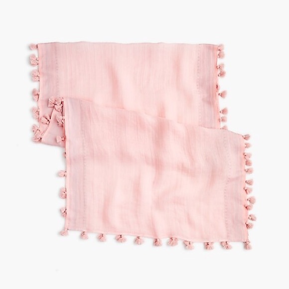 J. Crew lightweight Pom-Pom scarf - Picture 3 of 4